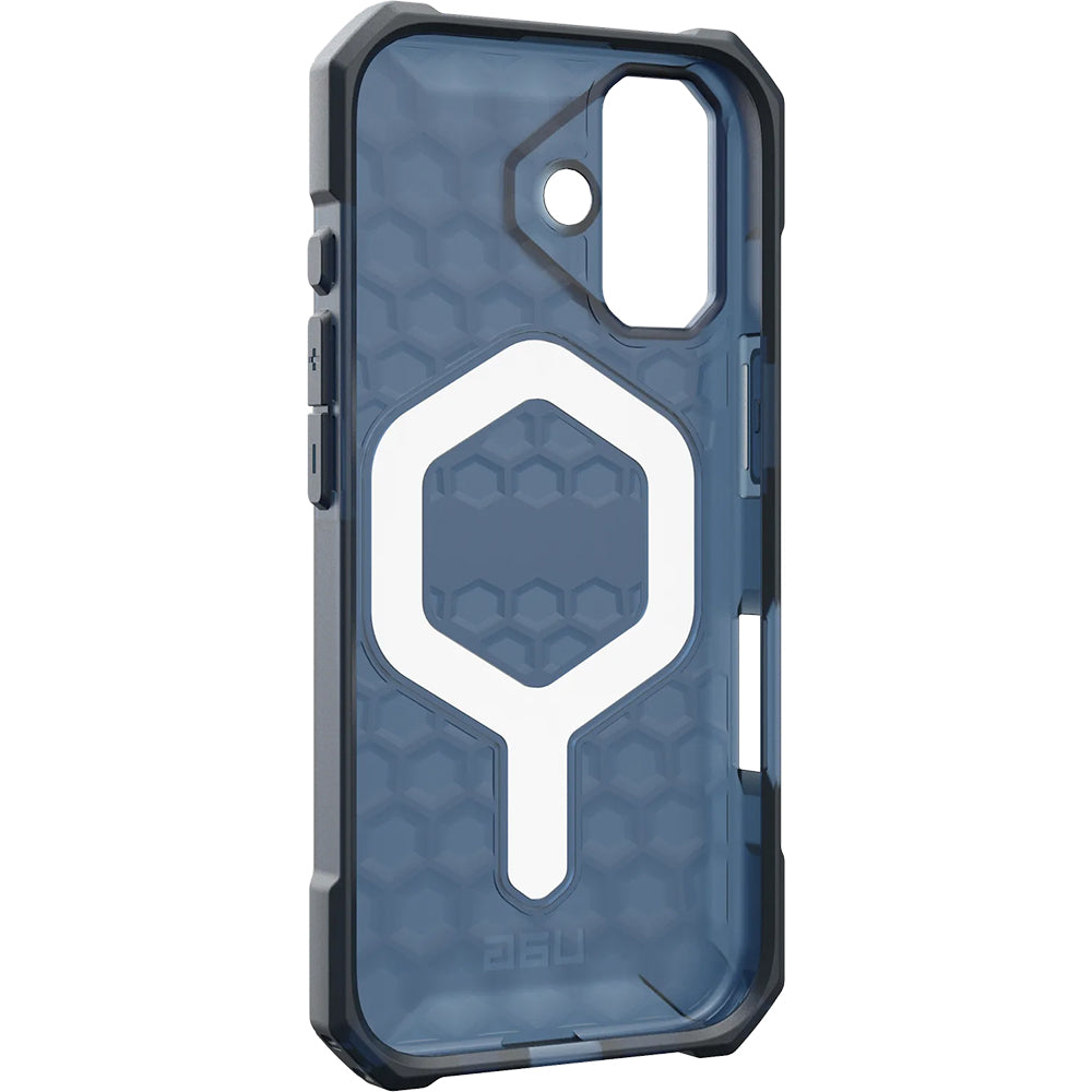 Handyhülle für iPhone 17, Urban Armor Gear Essential Armor Mag, Transluzent mit Blau