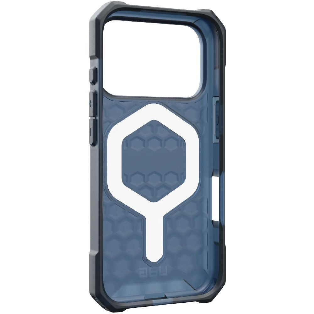 Handyhülle für iPhone 17 Pro, Urban Armor Gear Essential Armor Mag, Transluzent mit Blau