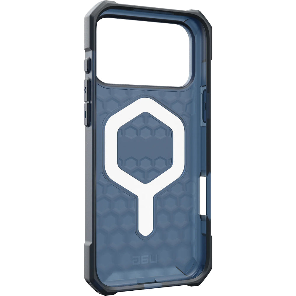 Handyhülle für iPhone 17 Pro Max, Urban Armor Gear Essential Armor Mag, Transluzent mit Blau