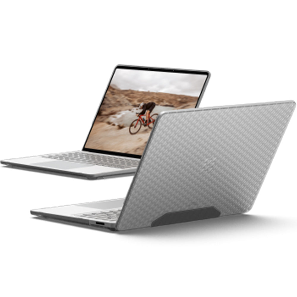 Schutzhülle für Microsoft Surface Laptop 7 13,8", Urban Armor Gear Essential Armor, Transparent-Grau