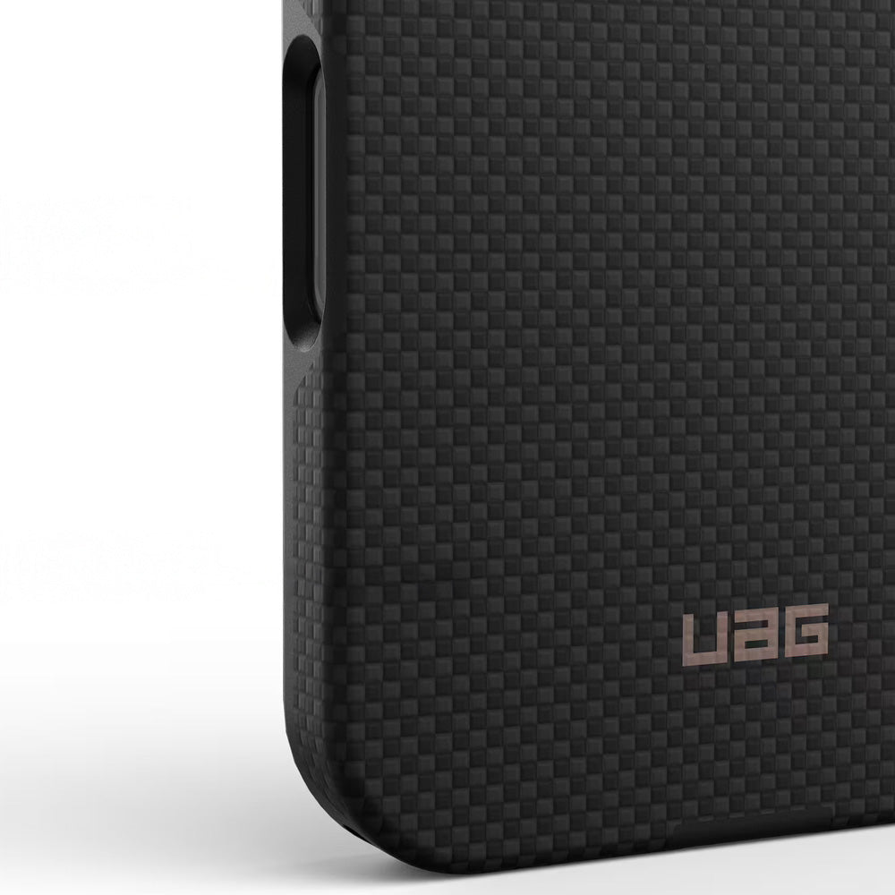 Handyhülle für iPhone 17 Pro Max, Urban Armor Gear UAG Fibr Armr MagSafe, Schwarz / Braun