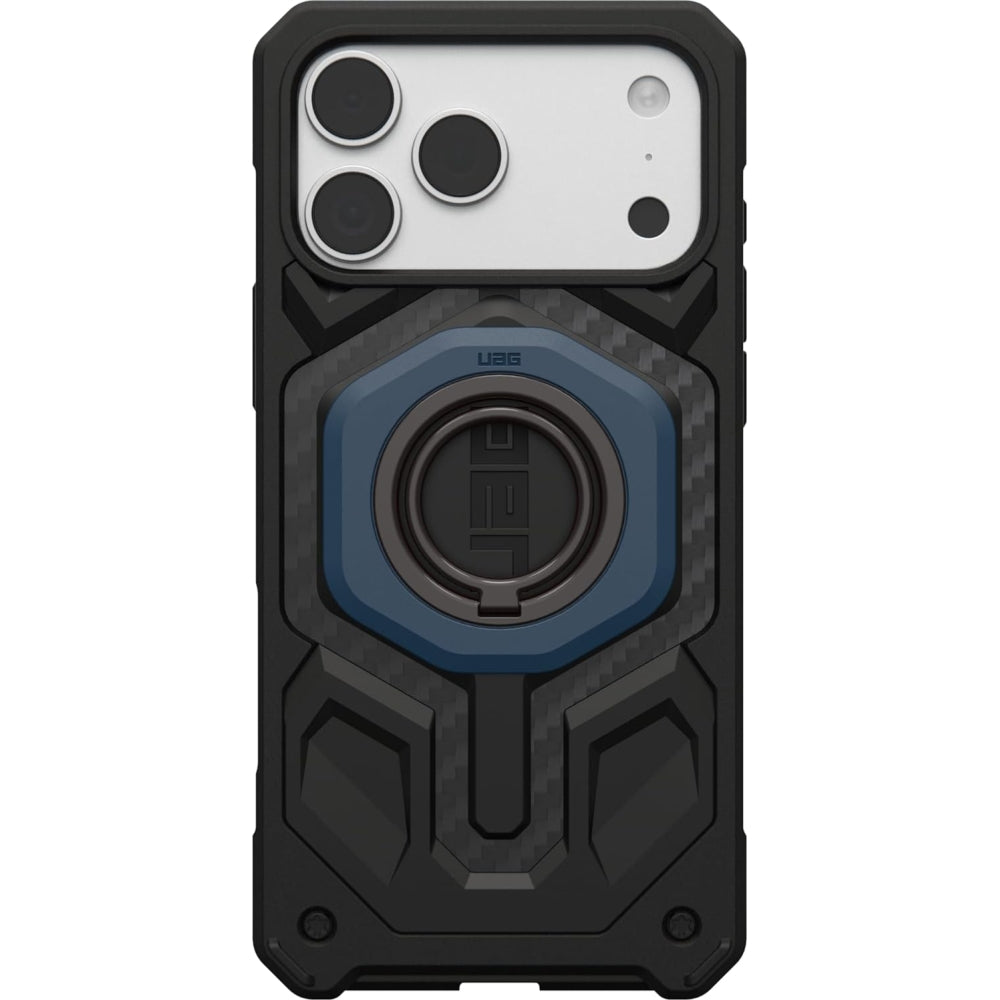Finger-Magnet-Halterung / Ständer, Urban Armor Gear UAG Magnetic Ring Stand LT mit MagSafe, Dunkelblau