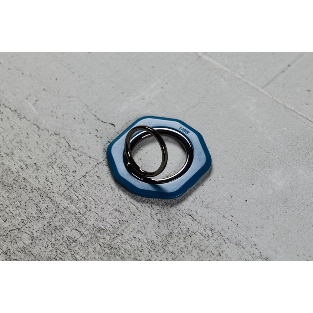 Finger-Magnet-Halterung / Ständer, Urban Armor Gear UAG Magnetic Ring Stand LT mit MagSafe, Dunkelblau