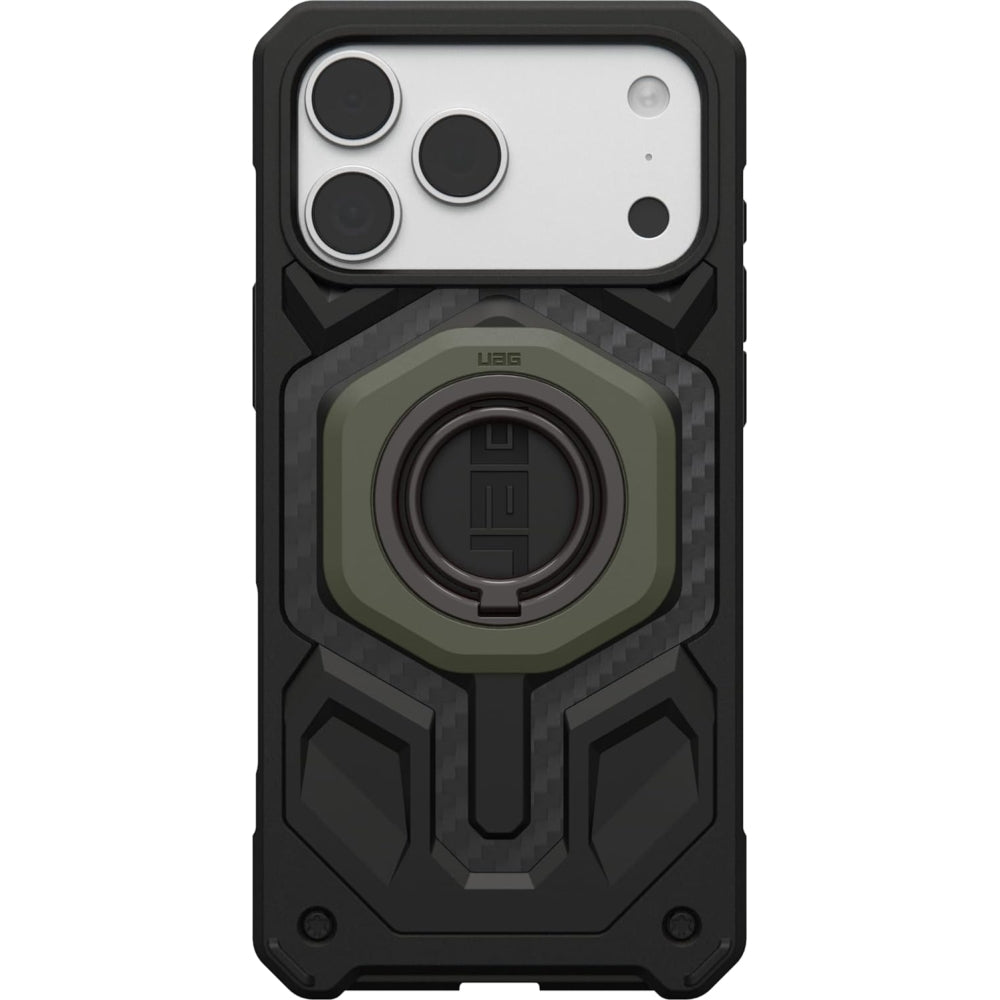 Finger-Magnet-Halterung / Ständer, Urban Armor Gear UAG Magnetic Ring Stand LT mit MagSafe, Grün