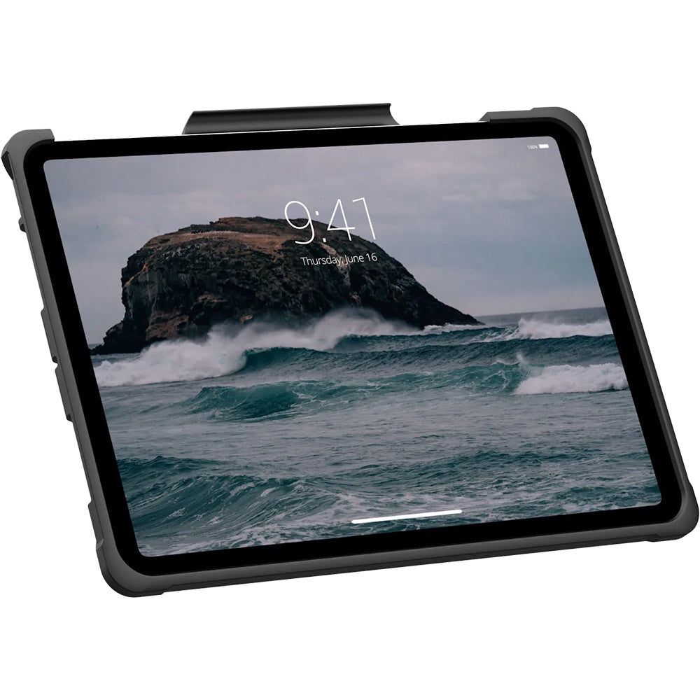 Robuste Schutzhülle für iPad Pro 11" 2025 / 2024, Urban Armor Gear Metropolis Hand Strap, mit 360° Handriemen, Schwarz