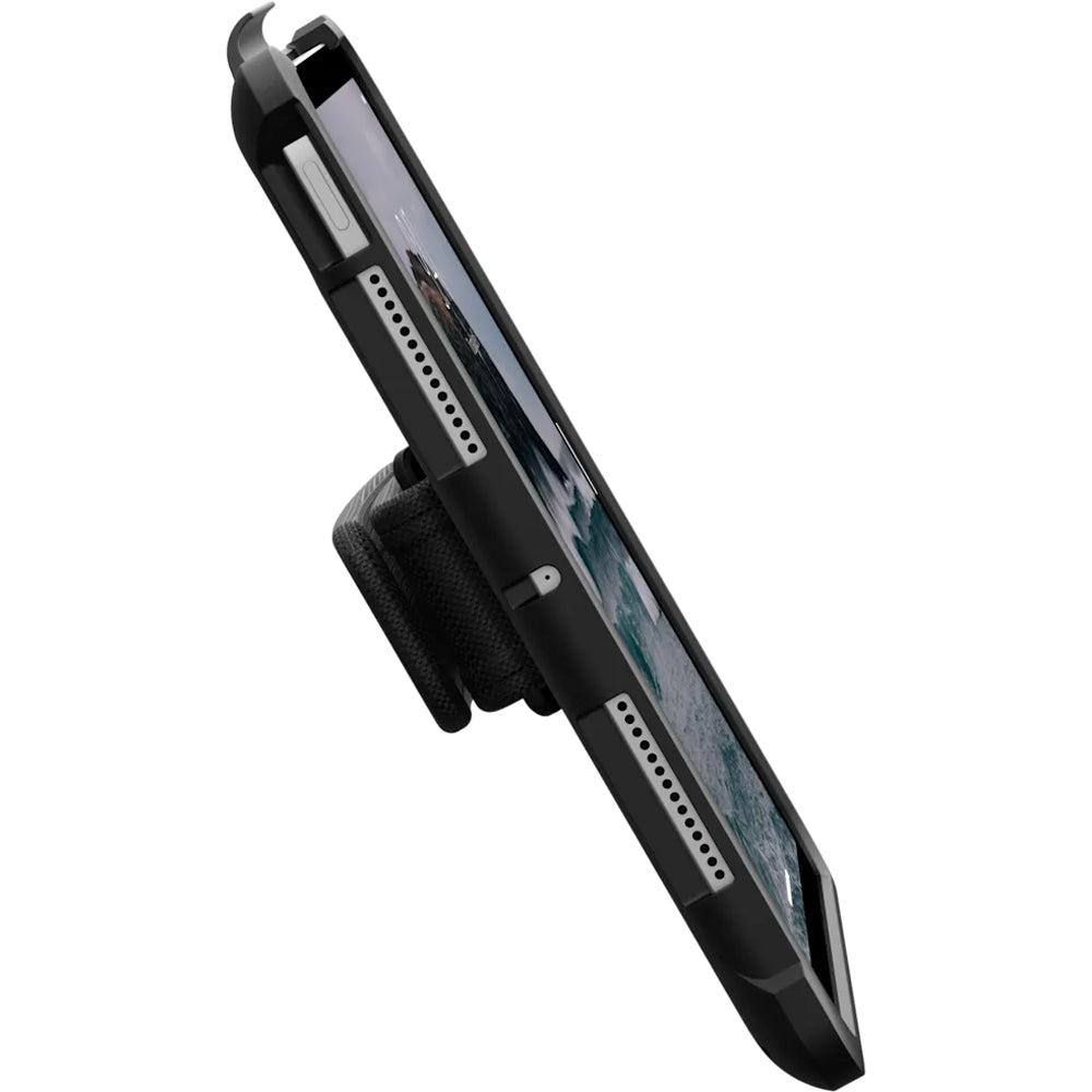 Robuste Schutzhülle für iPad Pro 11" 2025 / 2024, Urban Armor Gear Metropolis Hand Strap, mit 360° Handriemen, Schwarz