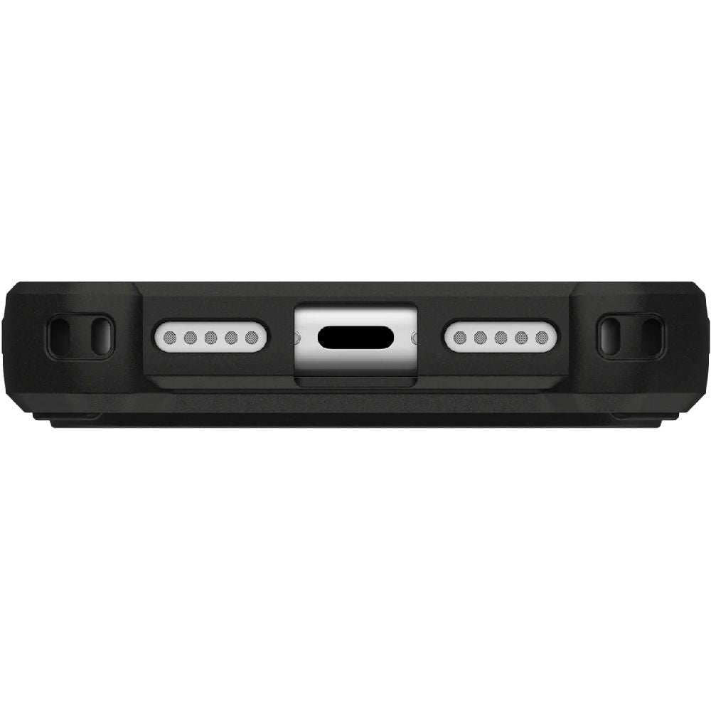 Handyhülle für iPhone 17 Pro, Urban Armor Gear Monarch Pro Mag mit MagSafe, Schwarz mit Kohlefaser