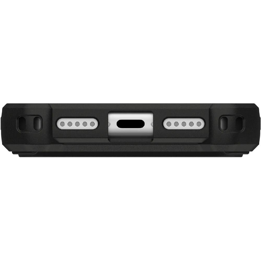 Handyhülle für iPhone 17 Pro, Urban Armor Gear Monarch Pro Mag mit MagSafe, Schwarz mit Kevlar