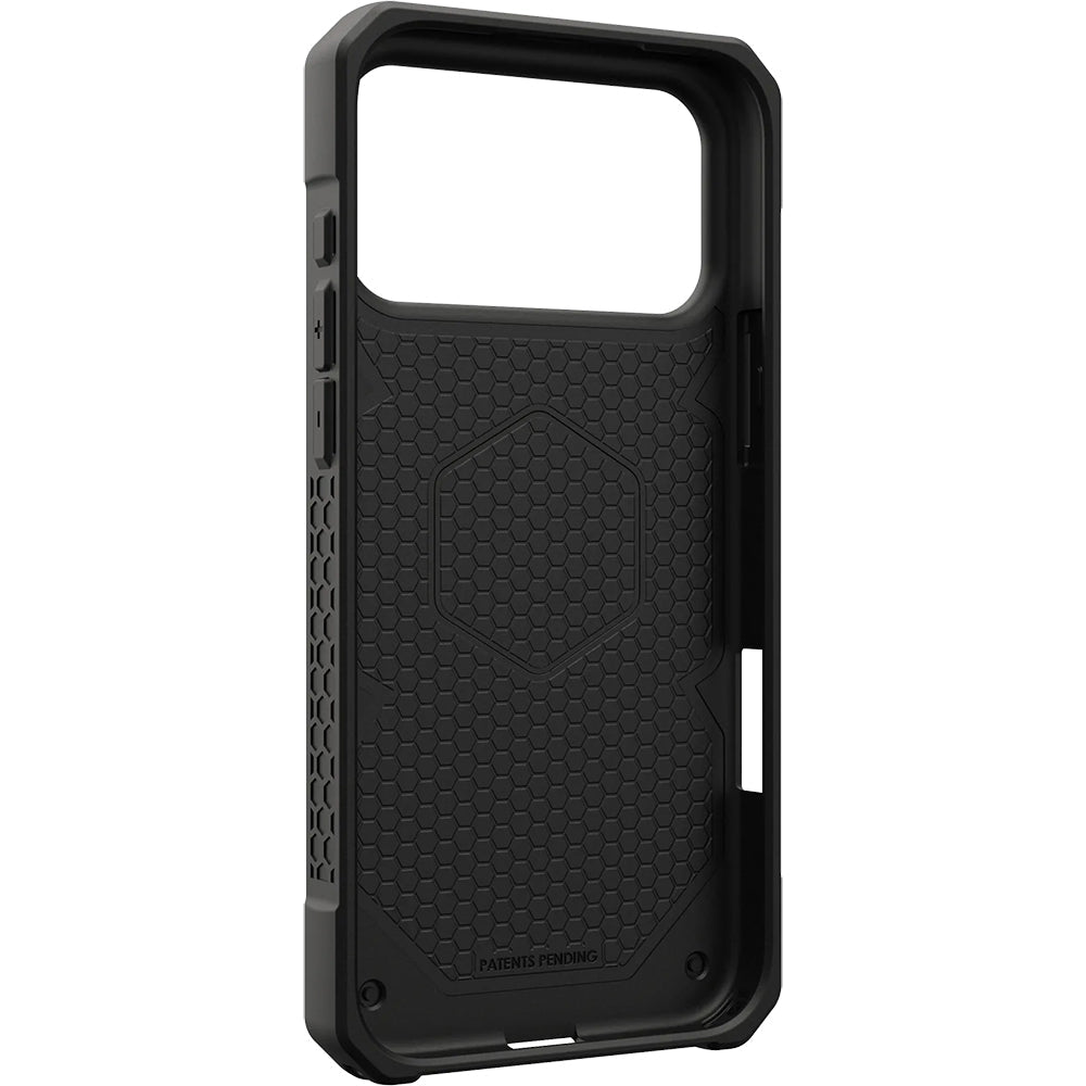 Handyhülle für iPhone 17 Pro Max, Urban Armor Gear Monarch Pro Mag mit MagSafe, Olivgrün/Schwarz mit Kevlar