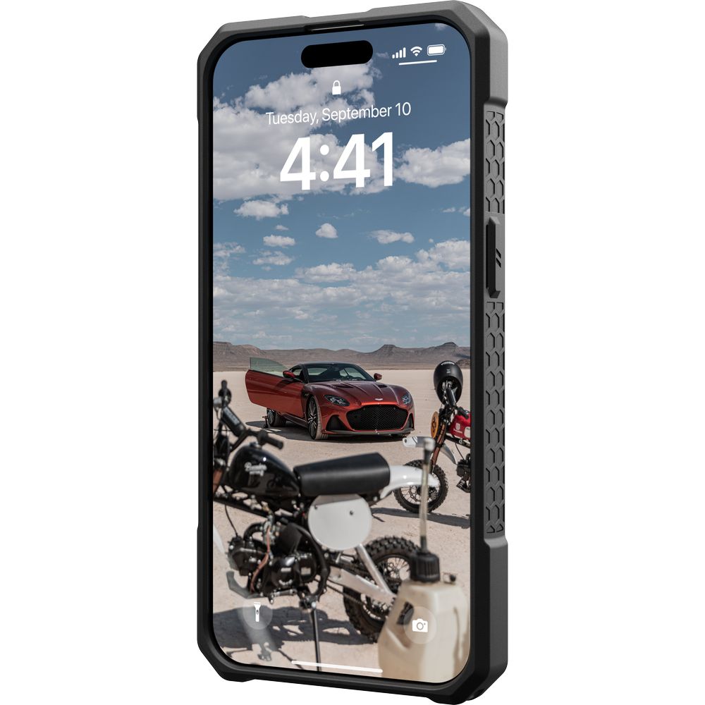 Schutzhülle Urban Armor Gear Monarch Pro MagSafe für Apple iPhone 15 Pro Max, Dunkelblau