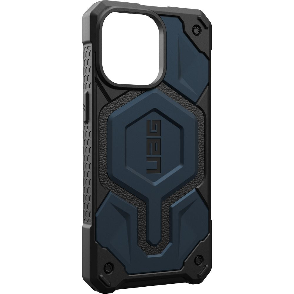 Schutzhülle Urban Armor Gear Monarch Pro MagSafe für Apple iPhone 15 Pro Max, Dunkelblau
