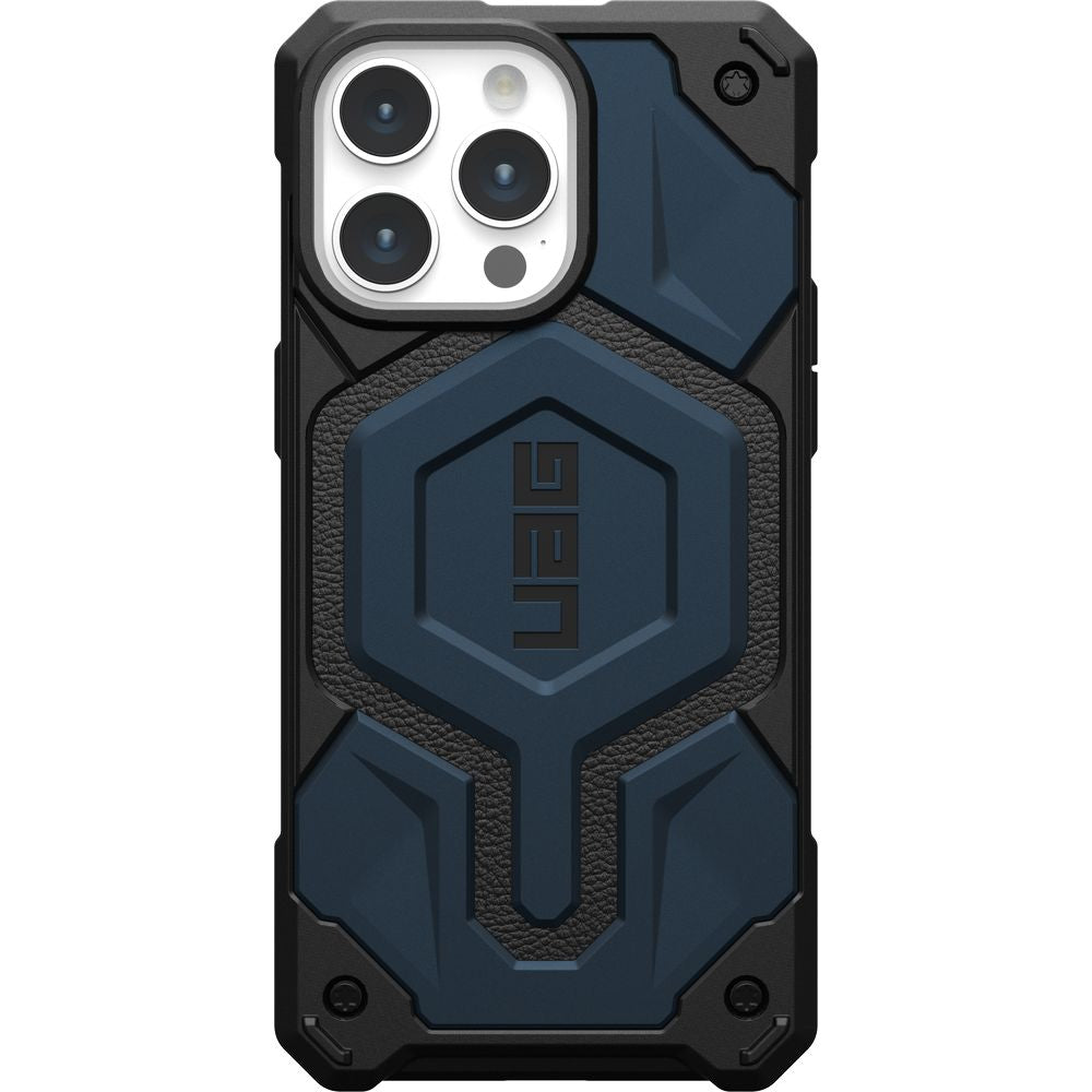 Schutzhülle Urban Armor Gear Monarch Pro MagSafe für Apple iPhone 15 Pro Max, Dunkelblau