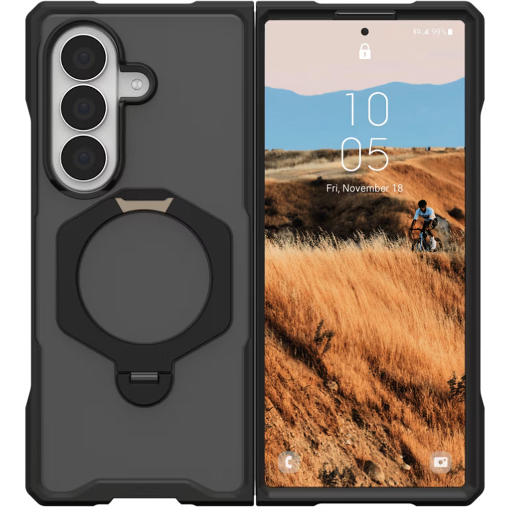 Handyhülle für Galaxy Z Fold8 Ultra, UAG Mouve XTE mit MagSafe, Durchscheinend mit Schwarzen Rahmen (2/14)