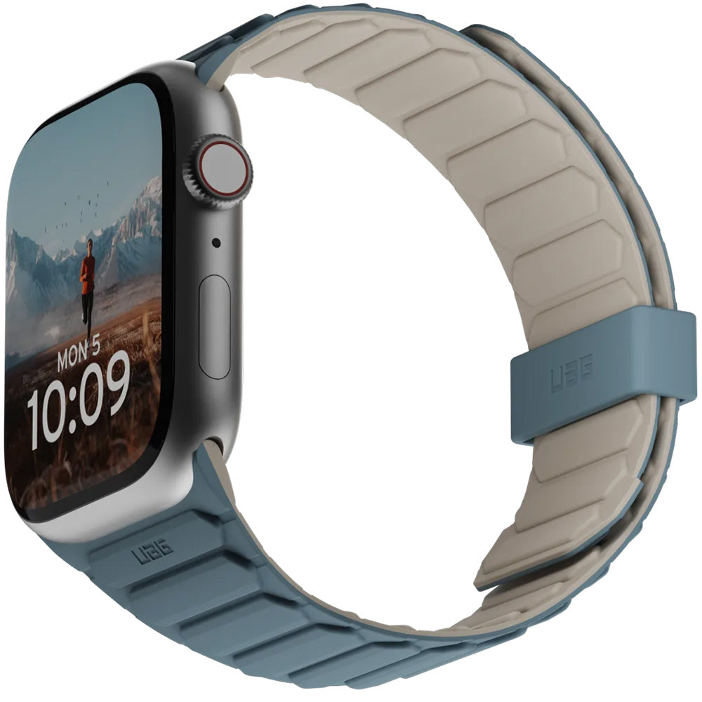 Armband für Apple Watch 49/46/45/44 mm, UAG Pathfinder, Blau-Beige