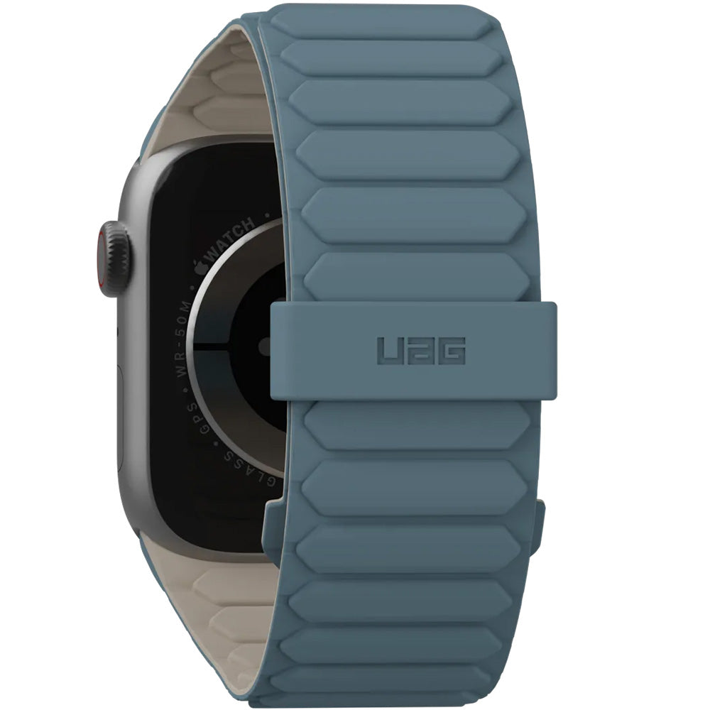 Armband für Apple Watch 49/46/45/44 mm, UAG Pathfinder, Blau-Beige
