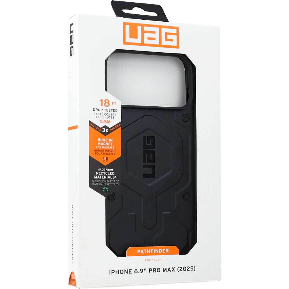 Handyhülle für iPhone 17 Pro Max, Urban Armor Gear Pathfinder Mag mit MagSafe, Schwarz