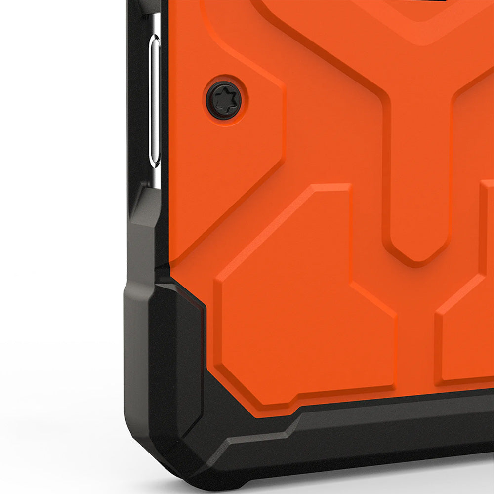Handyhülle für iPhone 17 Pro Max, Urban Armor Gear Pathfinder Mag mit MagSafe, Orange mit Schwarzen Elementen