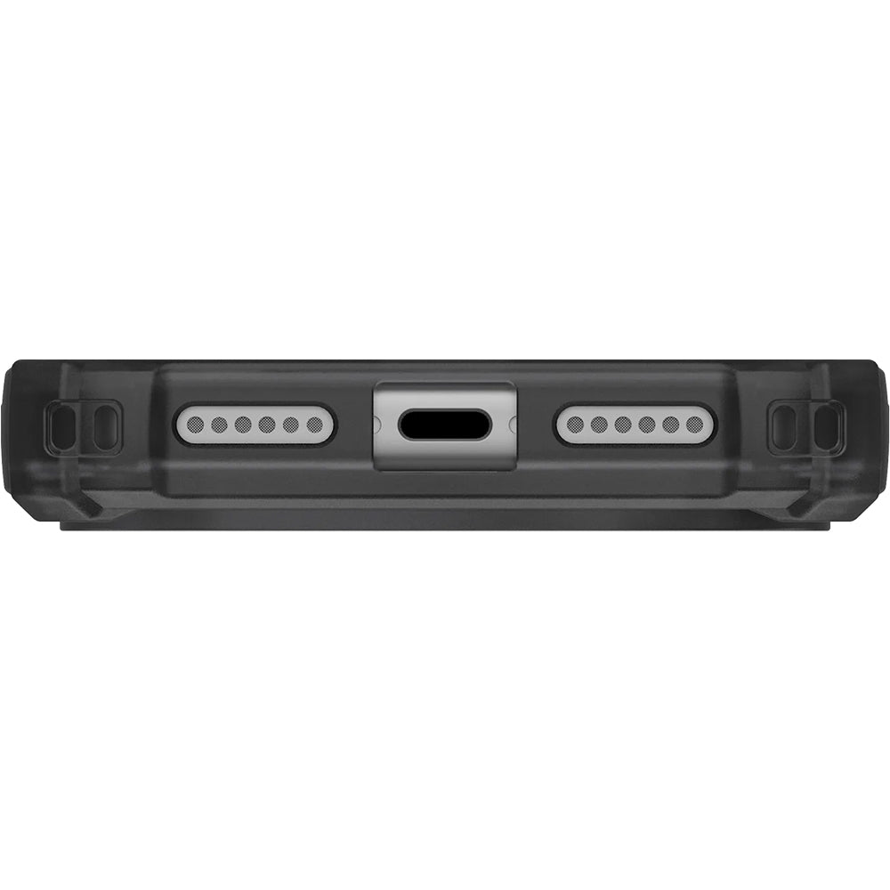 Handyhülle für iPhone 17 Pro Max, Urban Armor Gear Plasma XTE Mag mit MagSafe, Schwarz und Transparent
