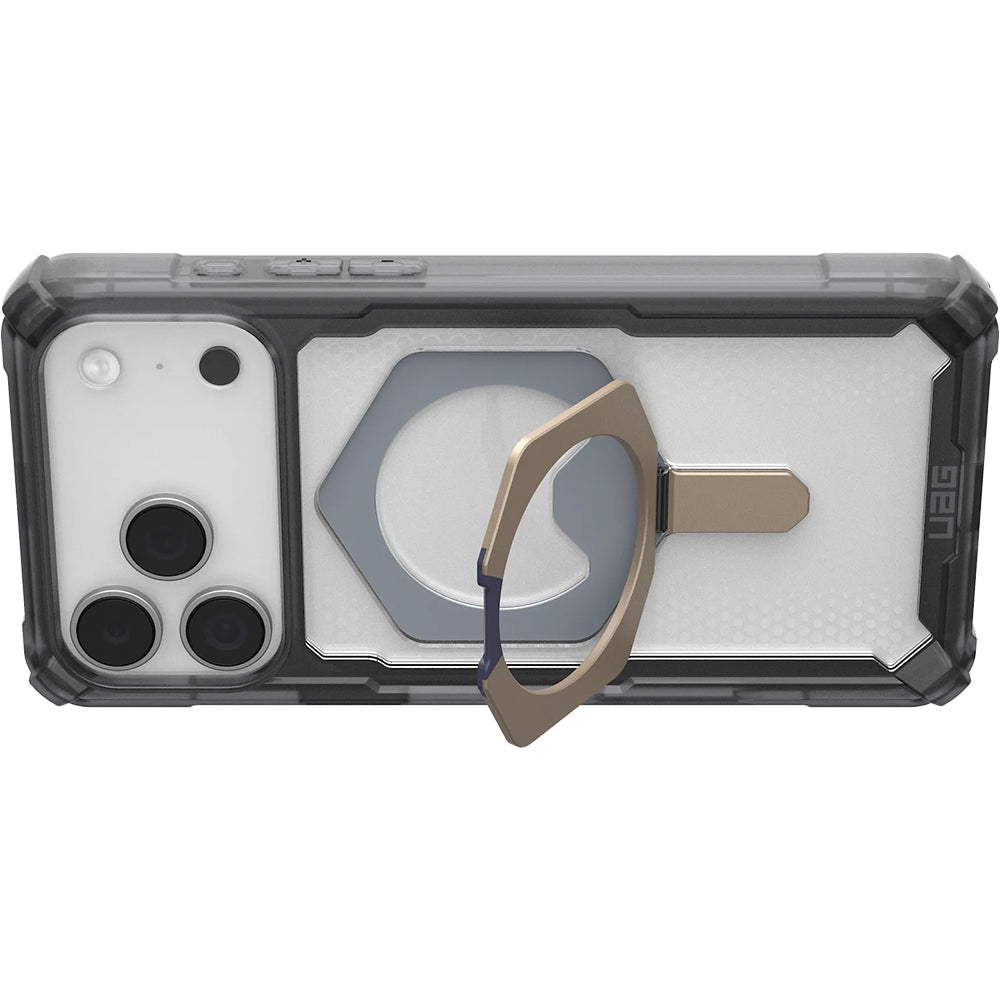Handyhülle für iPhone 17 Pro Max, Urban Armor Gear Plasma XTE Mag mit MagSafe, Schwarz und Transparent
