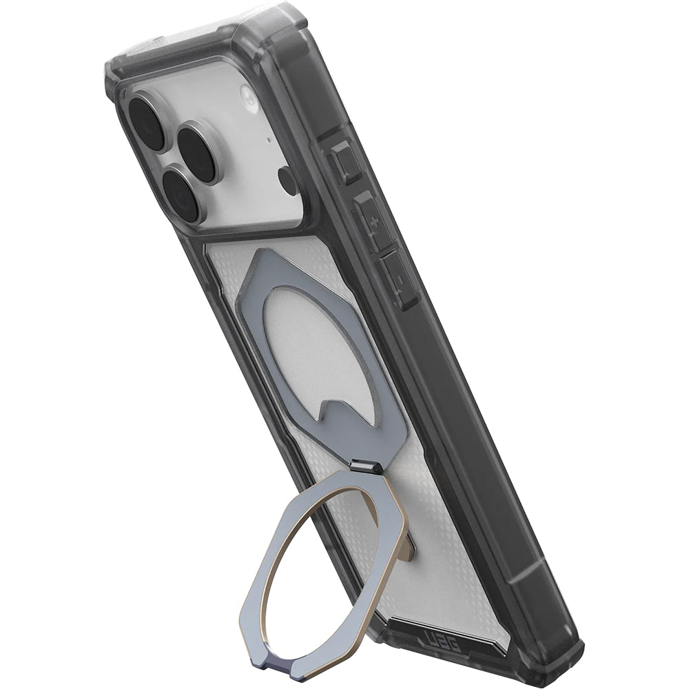 Handyhülle für iPhone 17 Pro Max, Urban Armor Gear Plasma XTE Mag mit MagSafe, Schwarz und Transparent