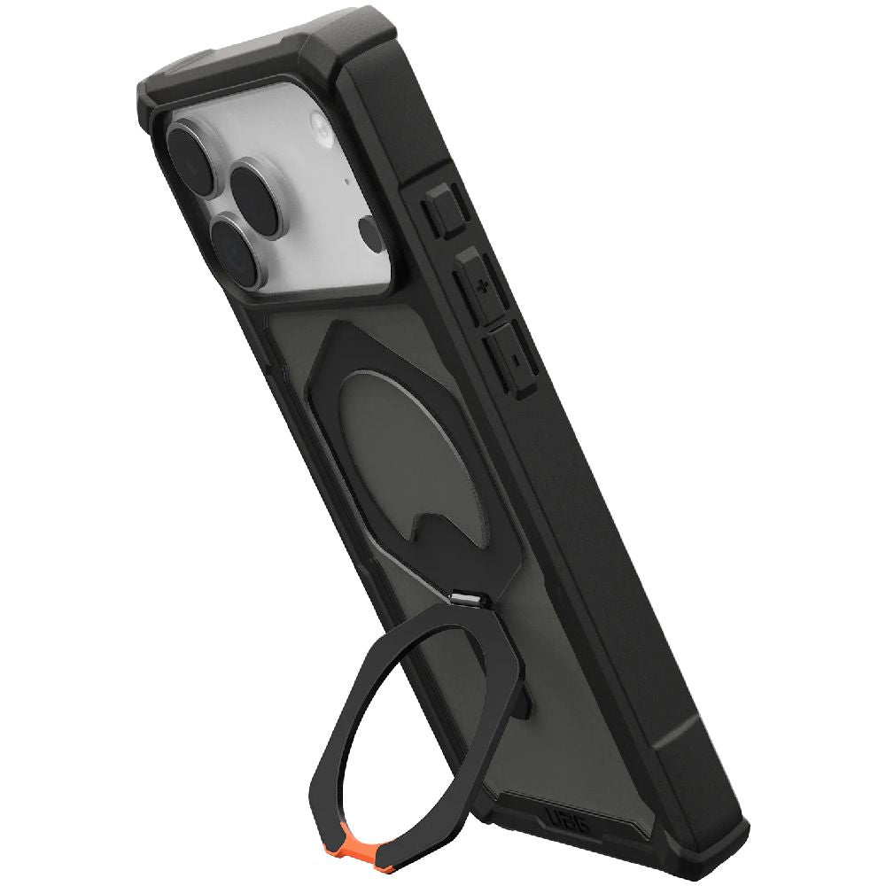 Handyhülle für iPhone 17 Pro Max, Urban Armor Gear Plasma XTE Mag mit MagSafe, Grau mit schwarzen Rahmen