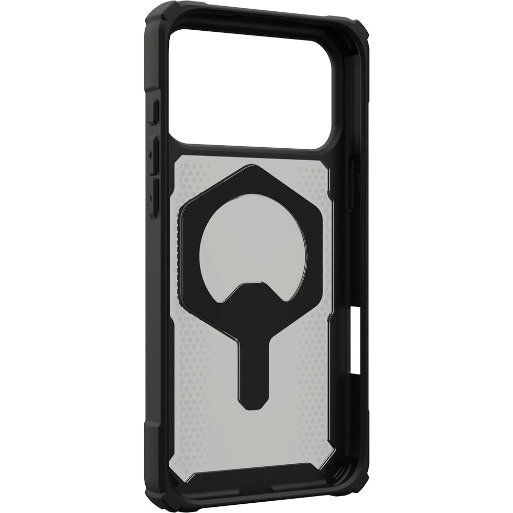 Handyhülle für iPhone 17 Pro Max, Urban Armor Gear Plasma XTE Mag mit MagSafe, Grau mit schwarzen Rahmen