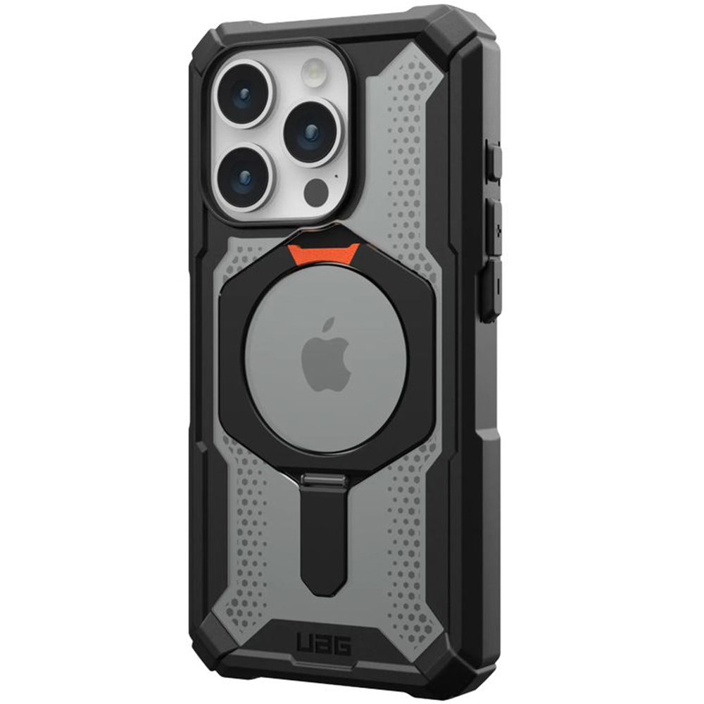 Schutzhülle für iPhone 15 Pro, Urban Armor Gear Plasma XTE Pro magnetic, kickstand, Schwarz