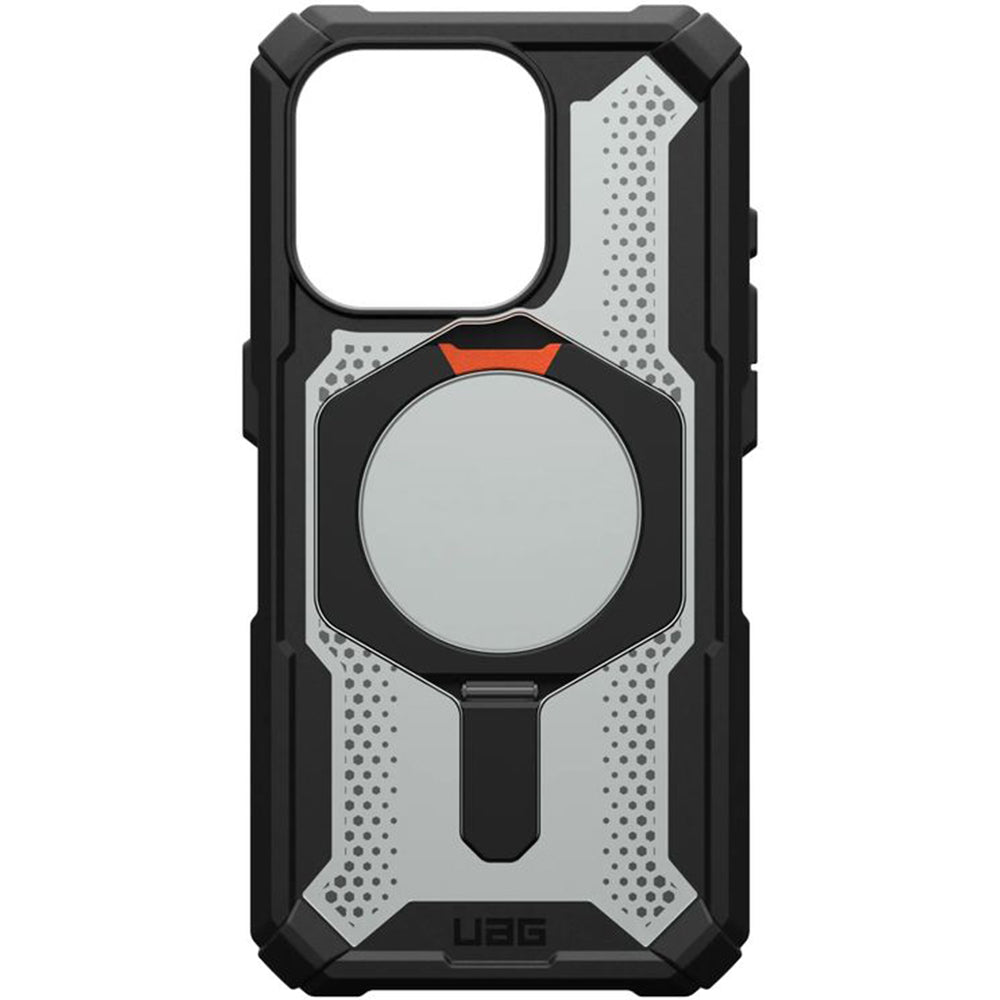 Schutzhülle für iPhone 15 Pro, Urban Armor Gear Plasma XTE Pro magnetic, kickstand, Schwarz