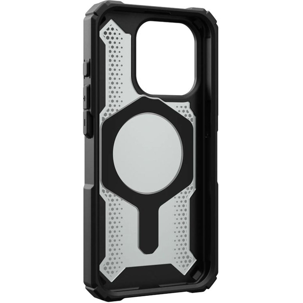 Schutzhülle für iPhone 15 Pro, Urban Armor Gear Plasma XTE Pro magnetic, kickstand, Schwarz