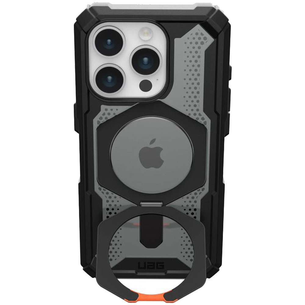 Schutzhülle für iPhone 15 Pro, Urban Armor Gear Plasma XTE Pro magnetic, kickstand, Schwarz