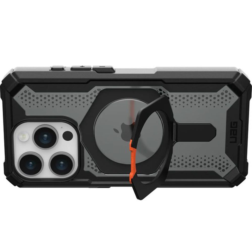 Schutzhülle für iPhone 15 Pro, Urban Armor Gear Plasma XTE Pro magnetic, kickstand, Schwarz
