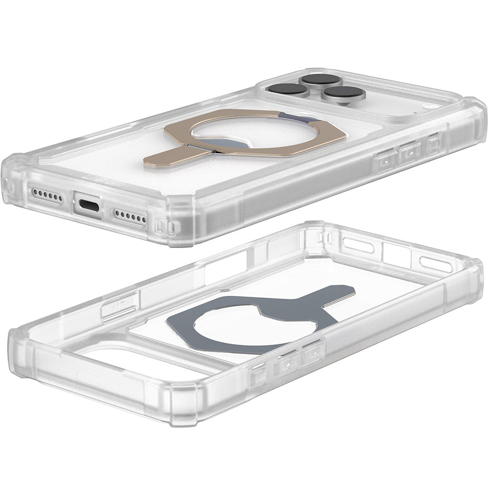 Handyhülle für iPhone 17 Pro Max, Urban Armor Gear Plasma XTE Mag mit MagSafe, Transparent-Titan