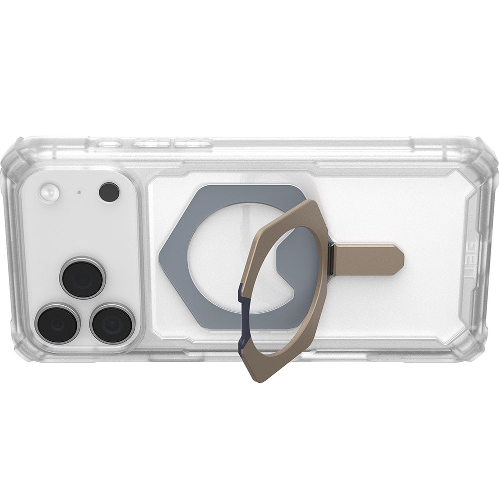 Handyhülle für iPhone 17 Pro Max, Urban Armor Gear Plasma XTE Mag mit MagSafe, Transparent-Titan