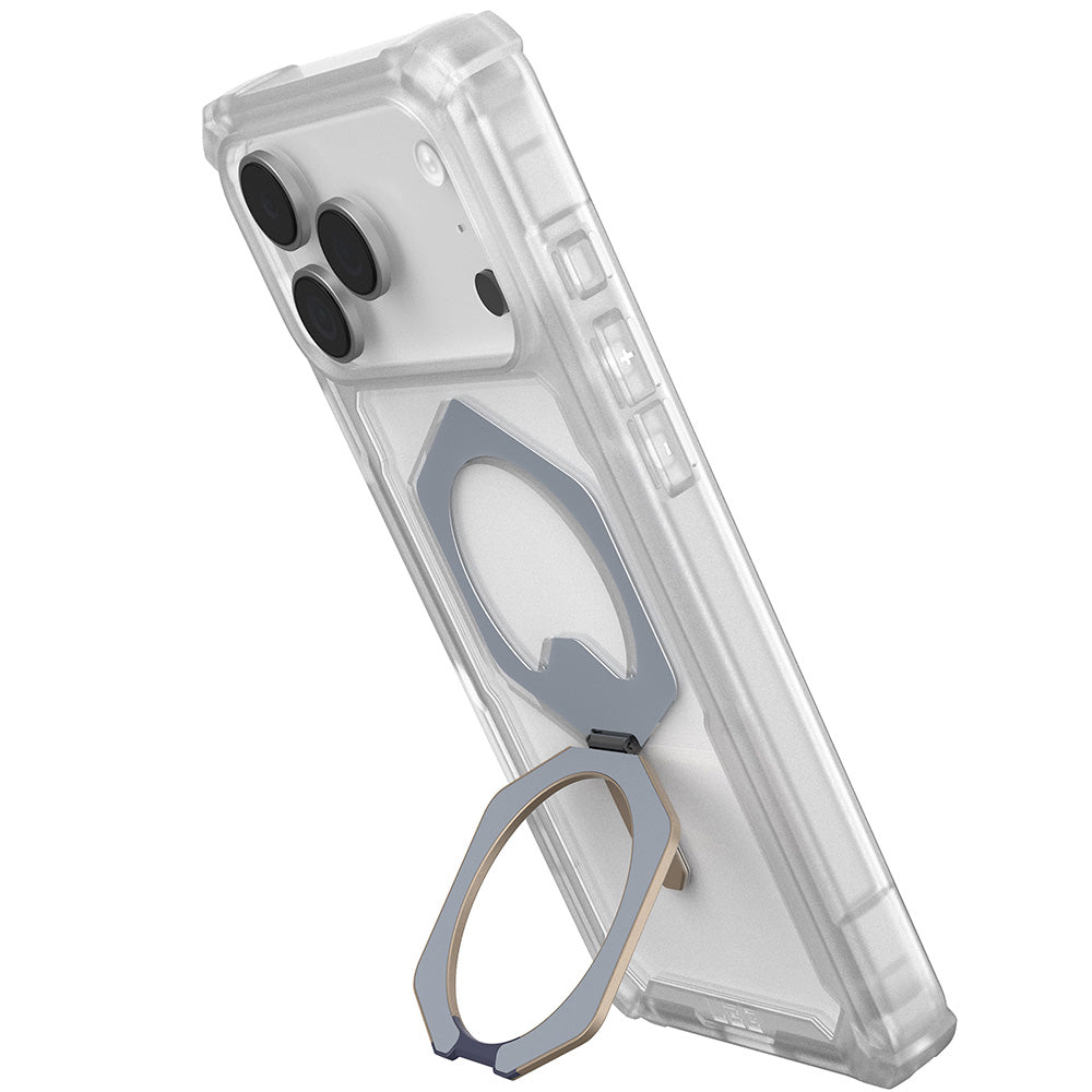 Handyhülle für iPhone 17 Pro Max, Urban Armor Gear Plasma XTE Mag mit MagSafe, Transparent-Titan