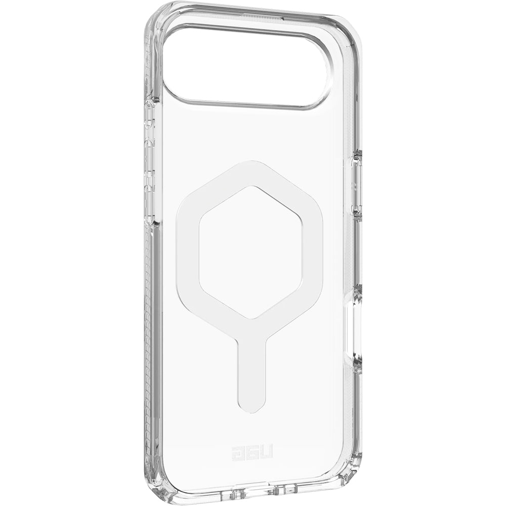 Handyhülle für iPhone Air, Urban Armor Gear Plyo Mag mit MagSafe, Transparent und Weiß