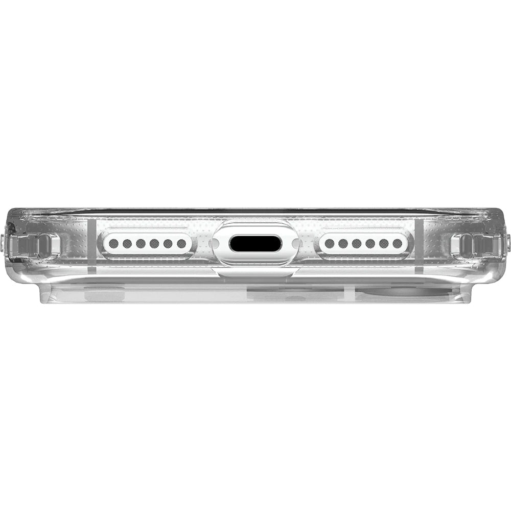 Handyhülle für iPhone 17 Pro Max, Urban Armor Gear Plyo Mag mit MagSafe, Transparent und Weiß