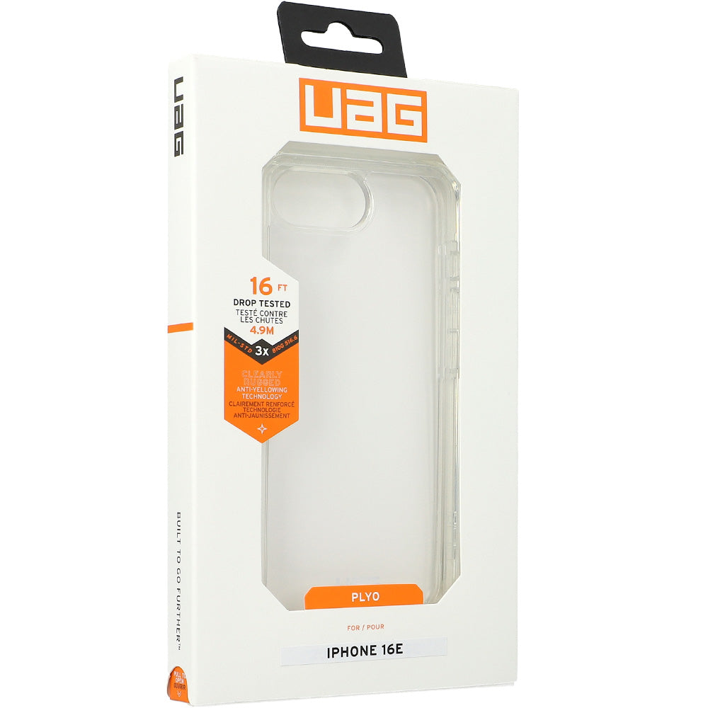 Handyhülle für iPhone 17e / 16e, Urban Armor Gear Plyo, Transparent