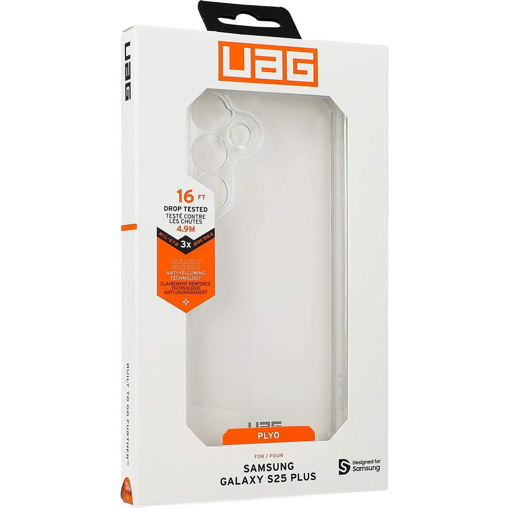 Handyhülle für Galaxy S25 Plus, Urban Armor Gear Plyo, Transparent