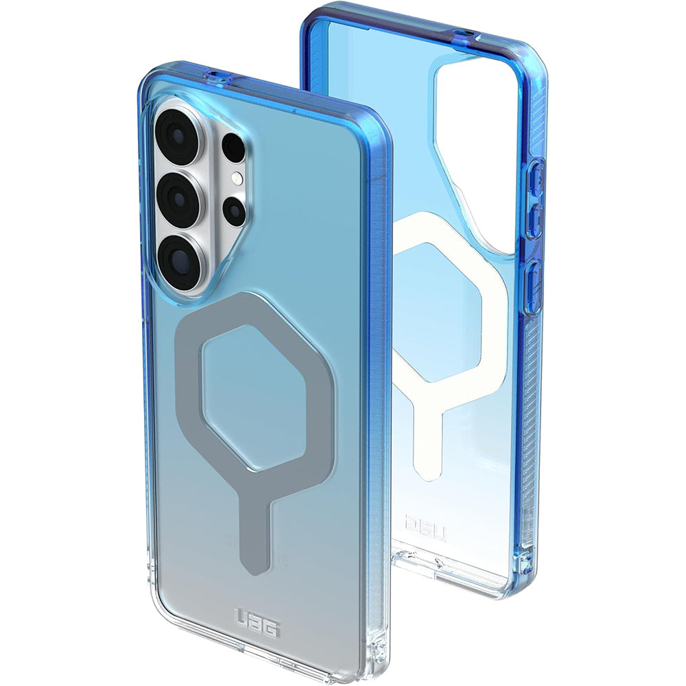 Handyhülle für Galaxy S26 Ultra, Urban Armor Gear Plyo Magnet, Blau ombre
