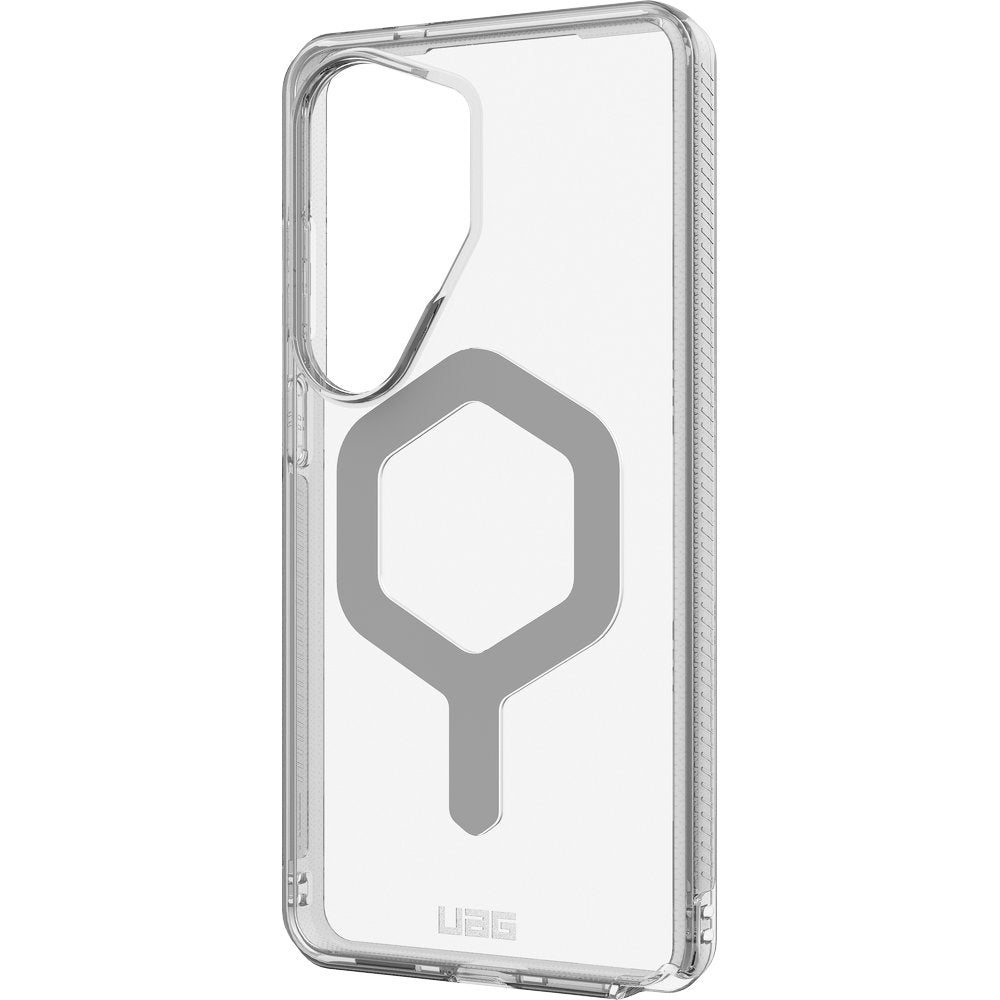 Handyhülle für Galaxy S26 Ultra, Urban Armor Gear Plyo Magnet, Transparent und Grau
