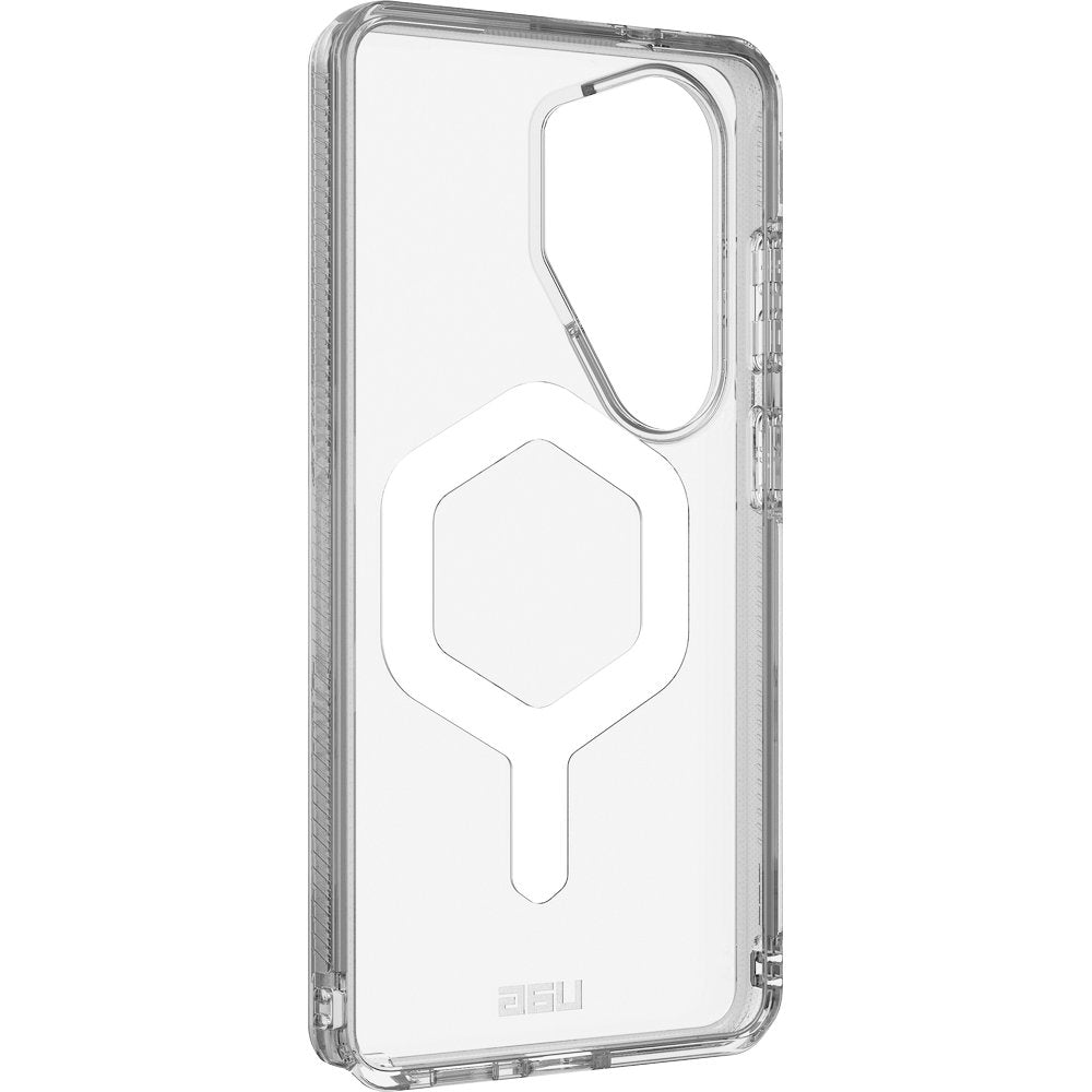 Handyhülle für Galaxy S26 Ultra, Urban Armor Gear Plyo Magnet, Transparent und Grau