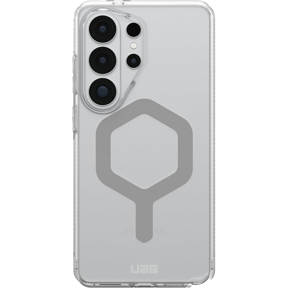 Handyhülle für Galaxy S26 Ultra, Urban Armor Gear Plyo Magnet, Transparent und Grau