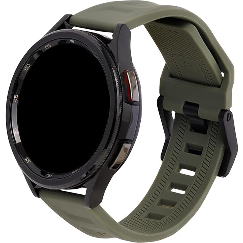 Armband 20mm für Galaxy Watch 6/5 Pro/5/4/3/2/1, Urban Armor Gear Scout, Dunkelgrün