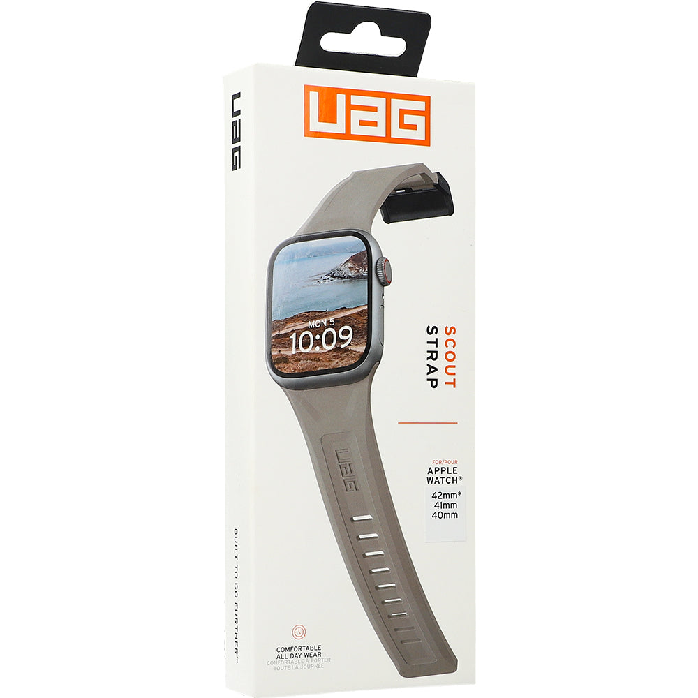 Armband für Apple Watch 49/46/45/44 mm, UAG Scout, Hellgrau