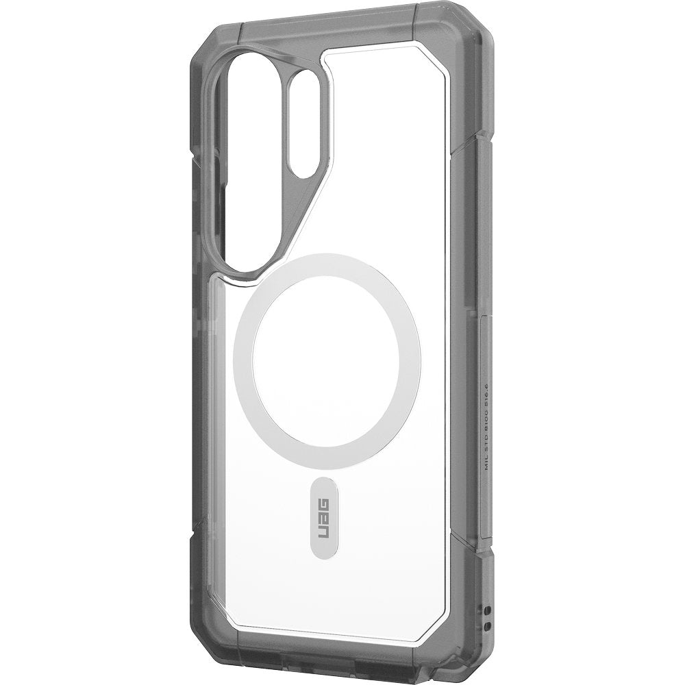 Handyhülle für Galaxy S26 Ultra, Urban Armor Gear Trooper Mag, Transparent/Weiß/Titan