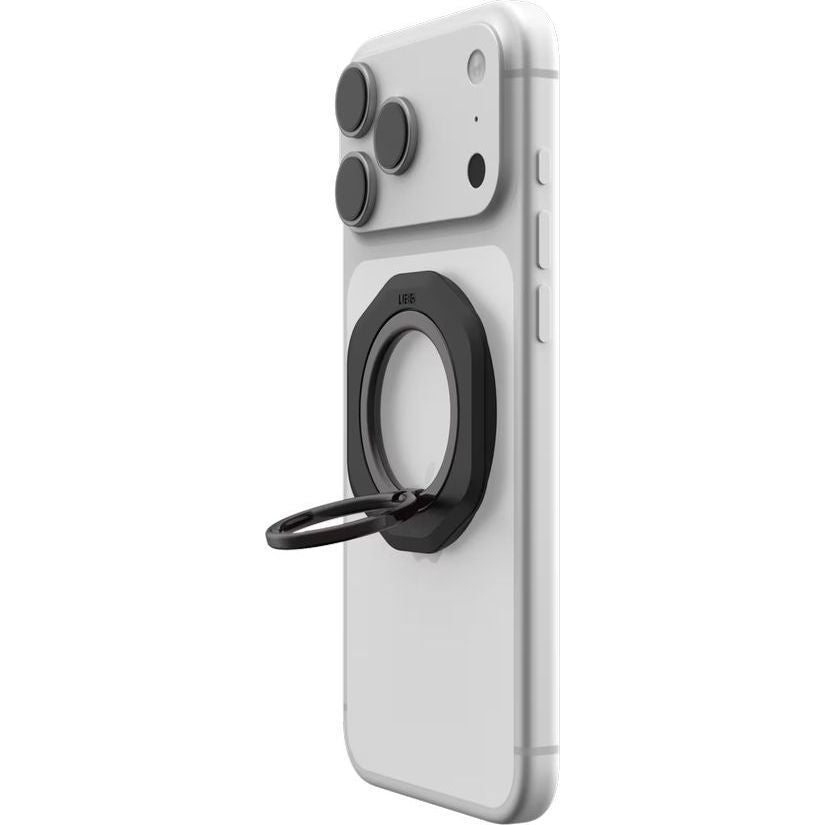 Finger-Magnet-Halterung / Ständer, Urban Armor Gear UAG Magnetic Ring Stand LT mit MagSafe, Schwarz