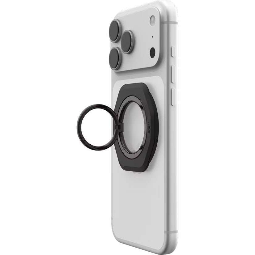 Finger-Magnet-Halterung / Ständer, Urban Armor Gear UAG Magnetic Ring Stand LT mit MagSafe, Schwarz