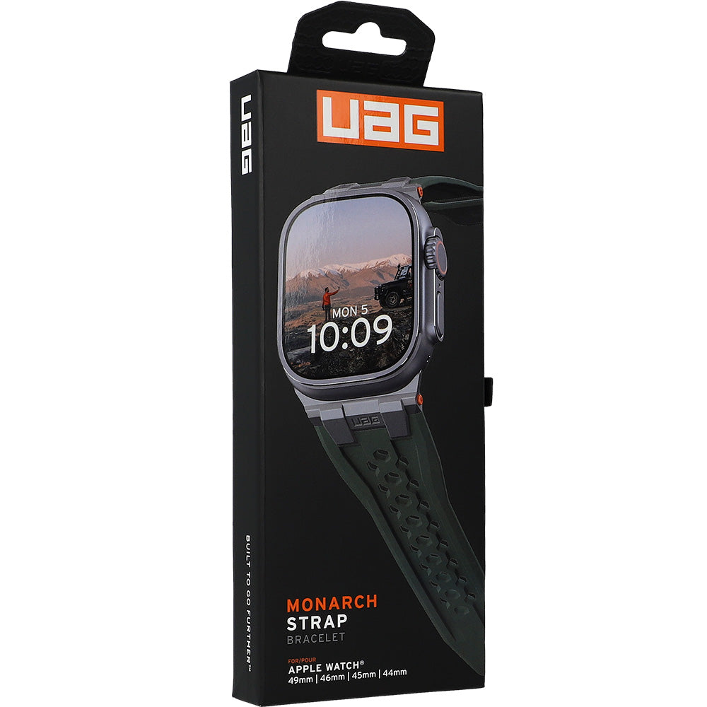 Armband für Apple Watch 49/46/45/44 mm, UAG Monarch Strap, Grün