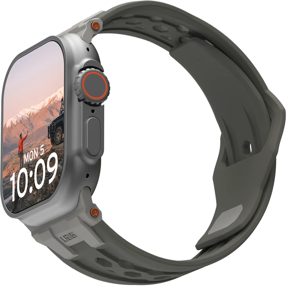 Armband für Apple Watch 49/46/45/44 mm, UAG Monarch Strap, Grün