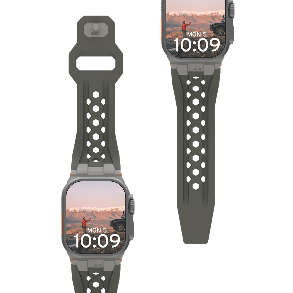 Armband für Apple Watch 49/46/45/44 mm, UAG Monarch Strap, Grün